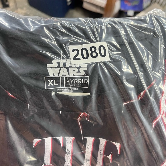 Star Wars Boxlunch SithLord Darth Vader Tshirt Mens XL NWT Retro Lightning 2080 - Picture 7 of 7